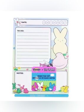 PEEPS x HELLO KITTY AND FRIENDS MEMO PAD SET